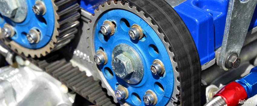 SA-Timing belt blue gears
